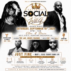 🍸SATURDAY SOCIAL BY WILL G. || JUST FINE-MARY J. BLIGE TRIBUTE BAND LIVE || FEATURING SONGS BY MARY J. BLIGE + USHER 🍸
