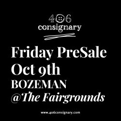 406 Consignary Bozeman - Fall Kid's PopUp Consignment Boutique