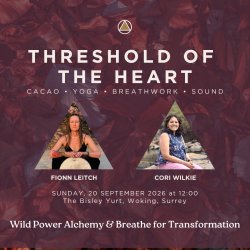 Threshold of the Heart | Cacao • Yoga • Breathwork • Sound | Surrey