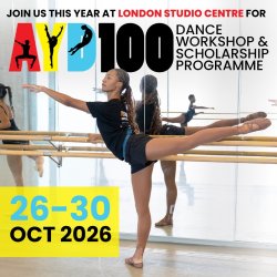 AYD100 Dance Workshop & Scholarship Programme 2026