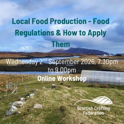 Advertisement for online workshop re whole farm plan