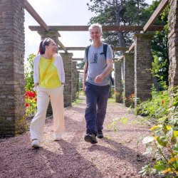 Man and Woman on a walk