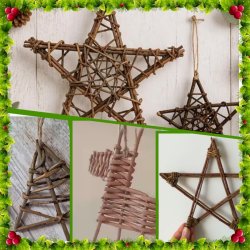 Christmas willow decoration