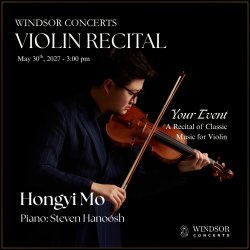 Violin Recital with Hongyi Mo