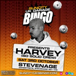 Stevenage | UK GARAGE BINGO - 2026 TOUR | HARVEY SO SOLID CREW