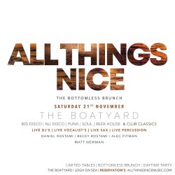 All Things Nice - THE BOTTOMLESS BRUNCH NOVEMBER