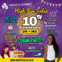 HFS 10th ANNIVERSARY PARTY w/ DJ Yala [Sat 12 Sep] + Dual Role Rueda WEEKEND [12-13 Sep 2026] ¦ Redhill