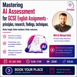 AI Webinar: AI Assessment for GCSE English Assignments