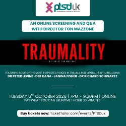 TRAUMALITY: A PTSD UK Online Screening with Director Ton Mazzone