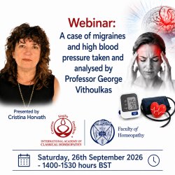 WEBINAR: A case of migraines and high blood pressure taken and analysed by Professor George Vithoulkas