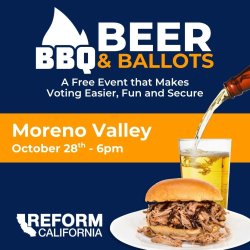 Barbeque, Beer & Ballots – Moreno Valley