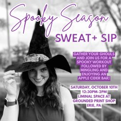 Spooky Season Sweat + Sip! 👻