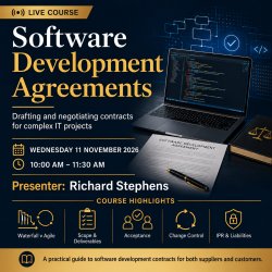 Software Development Agreements: A Live Online Course