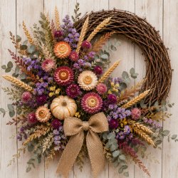 Fall Equinox Floral Wreath Workshop