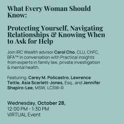 What Every Woman Should Know - Protecting Yourself, Navigating Relationships & Knowing When to Ask for Help