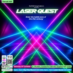 HAF: Laser Quest & Big Filla Munch (6 to 18 years)