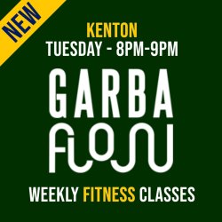 Tuesday - Kenton - July, August, September  2026 - Garba Fitness Class 8pm to 9pm