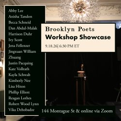 Brooklyn Poets Summer Workshop Showcase