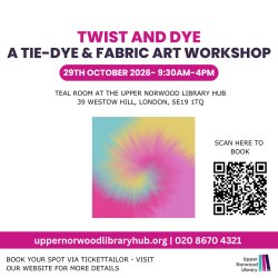 🌈 Twist & Dye!  A Tie-Dye & Fabric Art Workshop