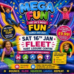 Fleet Mega Fun Day - Sat 16th Jan