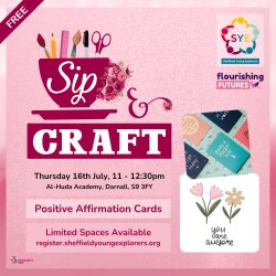 Sip & Craft: Positive Affirmation Cards