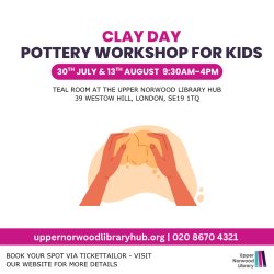 🏺✨ Clay Day: Pottery Workshop for Kids! ✨🏺
