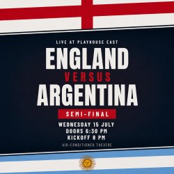 England Vs Argentina Semi Final – Live on the Big Screen