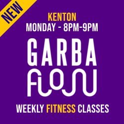 Monday - Kenton - July, August, September 2026 - Garba Fitness Class 8pm to 9pm