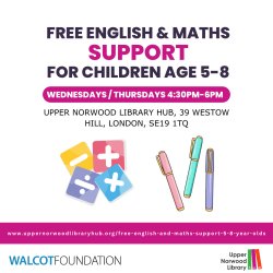 Free English & Maths Support - for children aged 5-8 who access free school meals