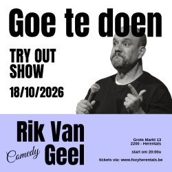 GOE TE DOEN - RIK VAN GEEL