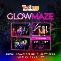 Santa Arrives - Glow Maze 2026