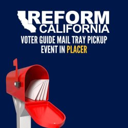 Voter Guide Mail Tray Pickup Event — Placer