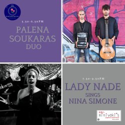 HFF2026 - Sat evening double bill - Duo Palena Soukaras and Lady Nade
