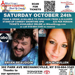 North Country Comedy at Mechanicville Stillwater Elks
