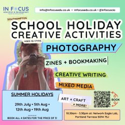 Photography & Arts School Holiday Activities with In Focus