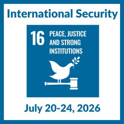 Icon for UNAGB's 2026 Summer Institute about International Security.