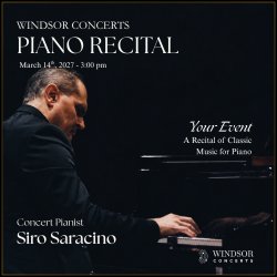 Piano Recital with Siro Saracino