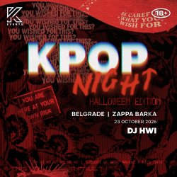 OfficialKEvents | BELGRADE: KPOP & KHIPHOP Night in October - 🎃 HALLOWEEN EDITION 🎃