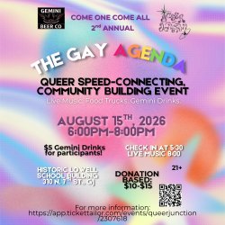 2nd Annual - The Gay Agenda: Queer Speed Connecting Community Building