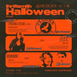 Thriftsmith presents Halloween @ ZRCskate