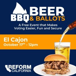 Barbeque, Beer & Ballots – El Cajon