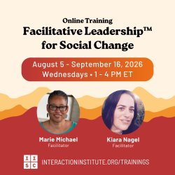 Facilitative Leadership™ for Social Change (Online) August-September 2026