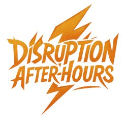 Disruption After-Hours Logo with Lightning Bolt