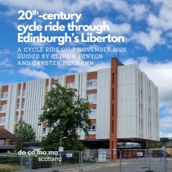 Photo of the 20th-century block of Liberton Hospital which will feature in the cycle ride