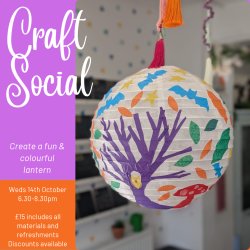 Craft Social - Paper Lantern Decoupage
