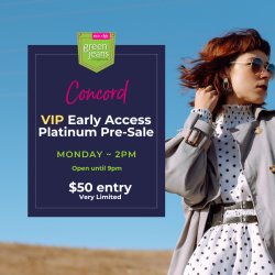 VIP Early Access Platinum Pre-Sale Fall 2026