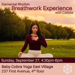 Elemental Rhythm Breathwork Experience with Carlota