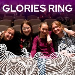 girls smiling in the Ottawa auditorium