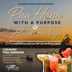 September 4, 2026 | Aloha Fridays - Pau Hana with a Purpose | Featuring OTR Artist: Kalalea | $0 FREE