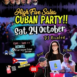 HFS Cuban Party w/ DJ Ricafed & DJ Noe [Sat 24 October, Redhill]